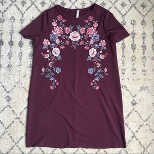 Xhilaration - Plum Floral Dress